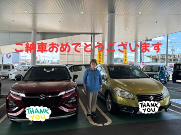 T様フロンクスご納車おめでとうございます