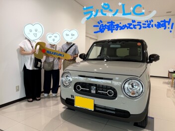 ラパンLCご納車おめでとうございます！
