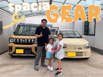 スペーシアギア納車しました★