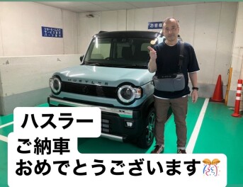 ハスラーご納車させていただきました