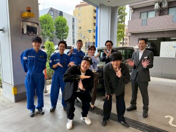 BSよしもと「向井長田のくるま温泉ちゃんねる」の撮影がありました！