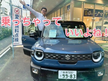 新型クロスビー　乗ちゃってます！！！！