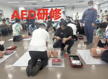 ＡＥＤ研修をしました！！！！