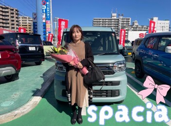 スペーシア納車しました♪