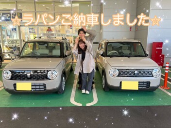 ラパン納車しました！