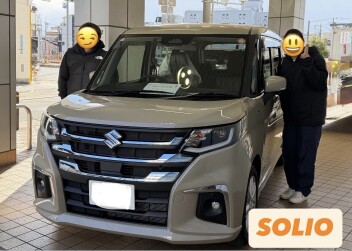 ソリオ　ＨＹＢＲＩＤ　ＭＺご納車です