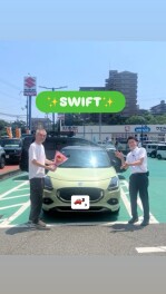 D様　スイフト　ご納車