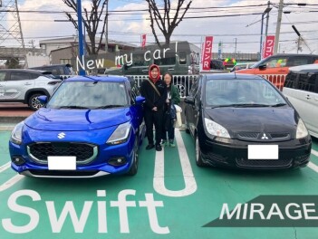 U様スイフトご納車　担当とどかわ