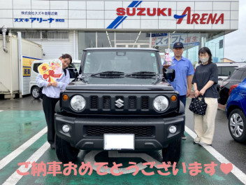 ジムニーシエラご納車です