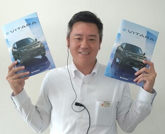 スズキのEV。躍動の走り。  走りに胸高鳴るEV×SUV。  新型「e ビターラ」誕生