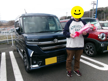 新車スペーシアカスタムご納車です☆