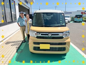 スペーシア納車させていただきました☆
