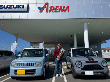 ＊W様　新車アルトラパンLCご納車＊