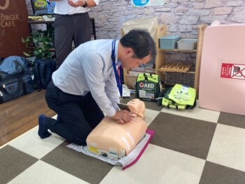 ＡＥＤ講習を受けました