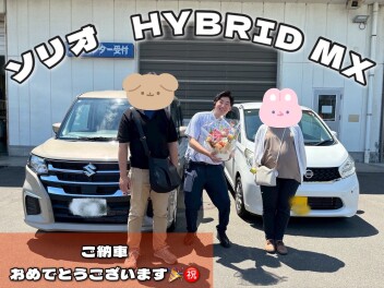 ソリオ　ご納車しました！！