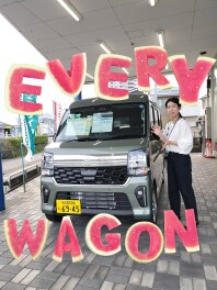 エブリイワゴンの試乗車あります！！！