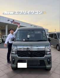 新型エブリイワゴンのご紹介(^O^)／