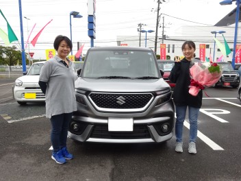 お待たせ致しましたm(_ _)mソリオの御納車です♪