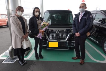 スペーシアカスタムのご納車、おめでとうございます！
