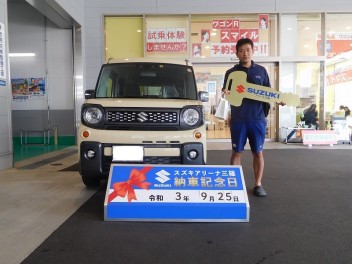 ☆★☆　Ｄ様 スペーシアギアご納車です！　☆★☆