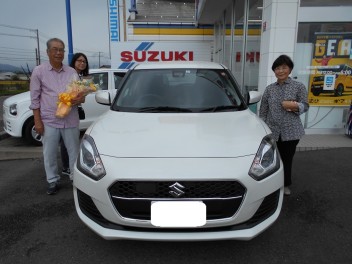 Ｓ様スイフトご納車です！