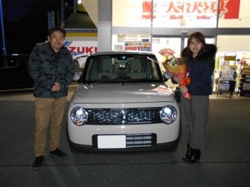 ラパンを納車させていただきました！
