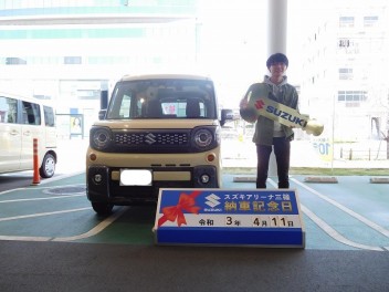 ☆★☆　T様 スペーシアギアご納車です！　☆★☆