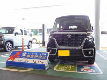 ☆★☆　Ｋ様 新型ハスラーご納車です！　☆★☆