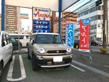 クロスビーご納車いたしました！！