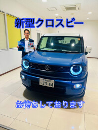 週末展示会開催！！新型クロスビー！！