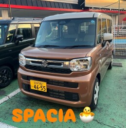 新しい試乗車スペーシアあります✨