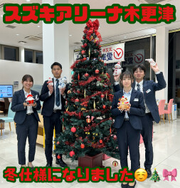 クリスマスツリー、飾りました♪