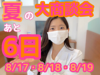 夏の大商談会まであと６日