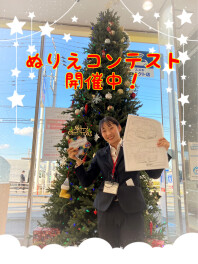 ぬりえコンテスト開催中です！
