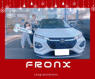 アークティックホワイトのフロンクス納車しました☆彡