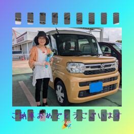 スペーシア納車させていただきました！