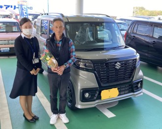 スペーシアベースご納車です(^_-)-☆