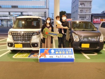 ☆★☆　N様 スペーシアカスタムご納車です！　☆★☆