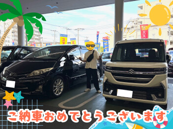 ご納車おめでとうございます★【スペーシアカスタム】