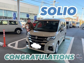 ソリオご納車です(#^.^#)♪