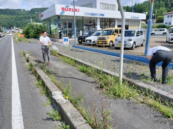 本日奉仕作業致しました。