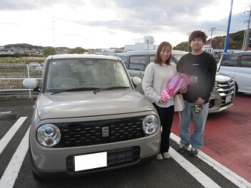 新車ラパン納車頂きました！！！
