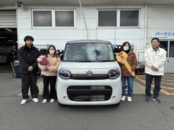 K様にワゴンRスマイルをご納車させて頂きました