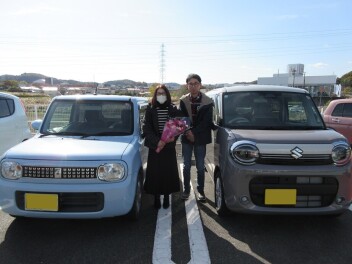 新車ワゴンRスマイルご納車頂きました(^^♪