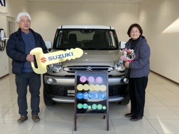 クロスビーご納車おめでとうございます