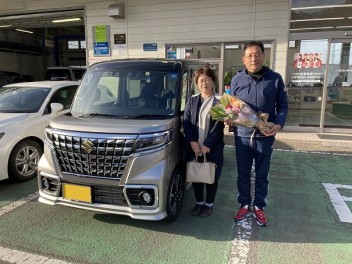 スペーシアカスタム納車させて頂きました！