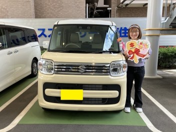 ーースペーシア　納車させていただきましたーー