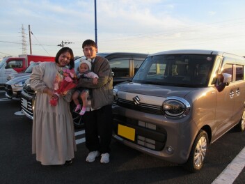 新車ワゴンRスマイルご納車頂きました！