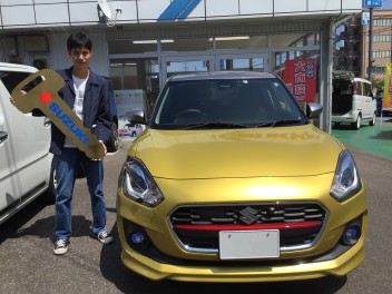 新型スイフトご納車です！