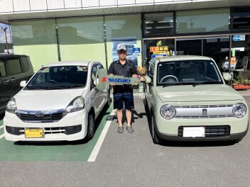 ☆祝☆ラパン納車式